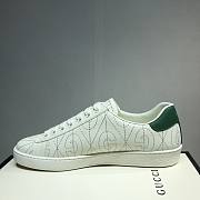 Gucci Ace G Rhombus Quilted Leather Women/ Men Sneakers - 6