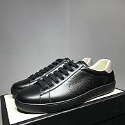 Gucci Black Ace Embossed Women/ Men Sneakers - 1