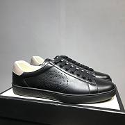 Gucci Black Ace Embossed Women/ Men Sneakers - 3