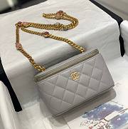 Chanel 22B mini vanity lambskin pearl strap bag - 2