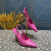 Louis Vuitton slingback pink heels  - 3