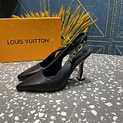 Louis Vuitton slingback black heels - 1