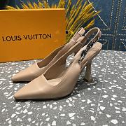 Louis Vuitton slingback beige heels - 6