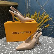 Louis Vuitton slingback beige heels - 4