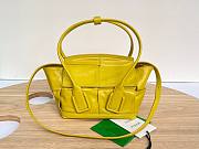 Bottega Veneta Arco Mini Yellow Tote Bag - 1