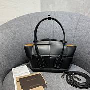 Bottega Veneta Arco Mini Black Leather Tote Bag - 2