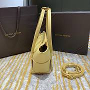 Bottega Veneta Arco Mini Yellow Leather Tote Bag - 5