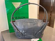 Bottega Veneta Arco Slouchy Gray Leather Small 48 Bag  - 2