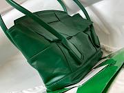 Bottega Veneta Arco Slouchy Green Leather Small 48 Bag - 5