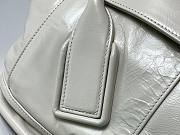 Bottega Veneta Arco Slouchy White Leather Maxi 58 Bag - 3