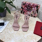 DG logo beige heels  - 5