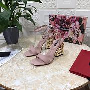 DG logo beige heels  - 1