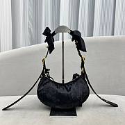 Balenciaga Le Cagole Black Velvet Bag - 3