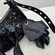 Balenciaga Le Cagole Black Velvet Bag - 4