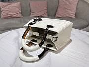 Dior The Lady 95.22 white cannage quilted leather bag - 6