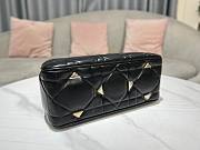 Dior Medium The Lady 95.22 black cannage quilted leather gold bag - 5