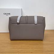 Celine Medium Soft 16 bag in Dark Gray Smooth Calfskin - 2