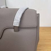 Celine Medium Soft 16 bag in Dark Gray Smooth Calfskin - 3