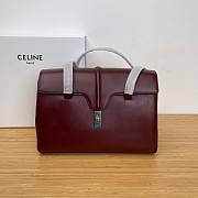 Celine Medium Soft 16 bag in Red Smooth Calfskin - 1