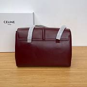 Celine Medium Soft 16 bag in Red Smooth Calfskin - 6