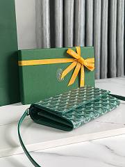 Goyard Varenne Monogram Canvas Green Wallet - 2