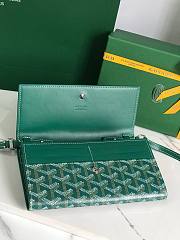 Goyard Varenne Monogram Canvas Green Wallet - 5