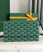 Goyard Varenne Monogram Canvas Green Wallet - 1