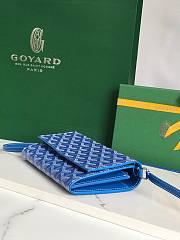 Goyard Varenne Monogram Canvas Blue Wallet - 3