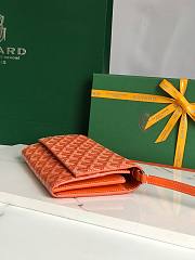 Goyard Varenne Monogram Canvas Orange Wallet - 3