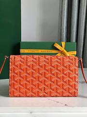 Goyard Varenne Monogram Canvas Orange Wallet - 6