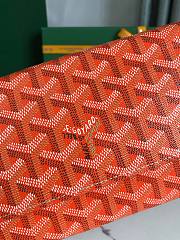 Goyard Varenne Monogram Canvas Orange Wallet - 4