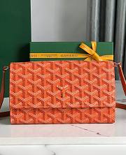 Goyard Varenne Monogram Canvas Orange Wallet - 1