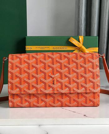 Goyard Varenne Monogram Canvas Orange Wallet
