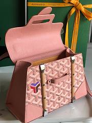 Goyard Saigon Structure Pink Silver Hardware Bag - 6