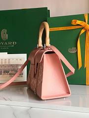 Goyard Saigon Structure Pink Silver Hardware Bag - 5