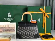 Goyard Saigon Structure Black Bag - 5