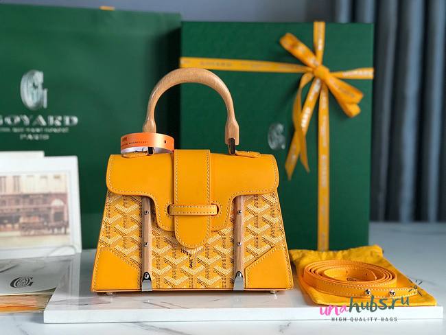 Goyard Saigon Structure Yellow Bag - 1