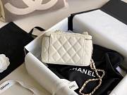 Chanel Vantiy Case White Caviar Leather Bag - 3