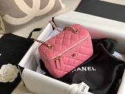 Chanel Vantiy Case Pink Caviar Leather Bag - 6