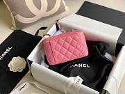 Chanel Vantiy Case Pink Caviar Leather Bag - 4