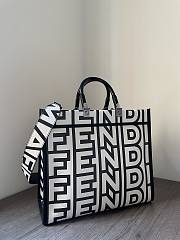 Fendi Fendigraphy Sunshine Leather Bag - 6