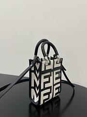 Fendi Fendigraphy Mini Sunshine Leather Bag - 6