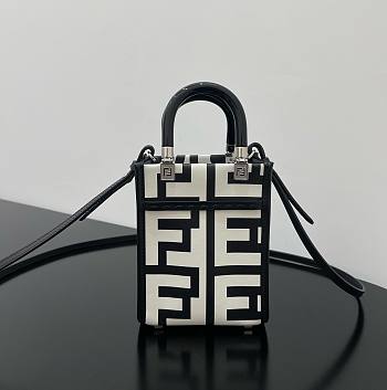 Fendi Fendigraphy Mini Sunshine Leather Bag