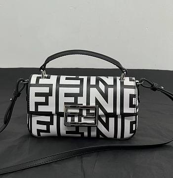 Fendi Fendigraphy Baguette Mini leather bag