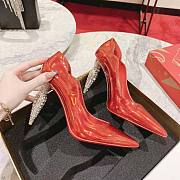 Christian Louboutin Lipstrass Queen Red 100 mm Pump - 1