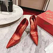 Christian Louboutin Lipstrass Queen Red 100 mm Pump - 4