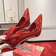 Christian Louboutin Lipstrass Queen Red 100 mm Pump - 3