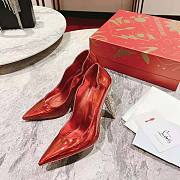 Christian Louboutin Lipstrass Queen Red 100 mm Pump - 2