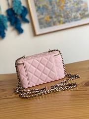 Chanel vanity pink caviar COCO letter small/ mini bag - 6