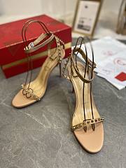 CL high beige heels - 6